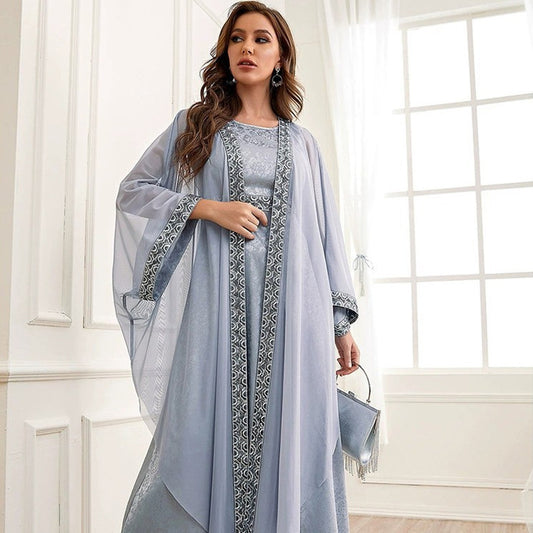 Autumn Dubai abaya Set - Modest wear in Kuwait