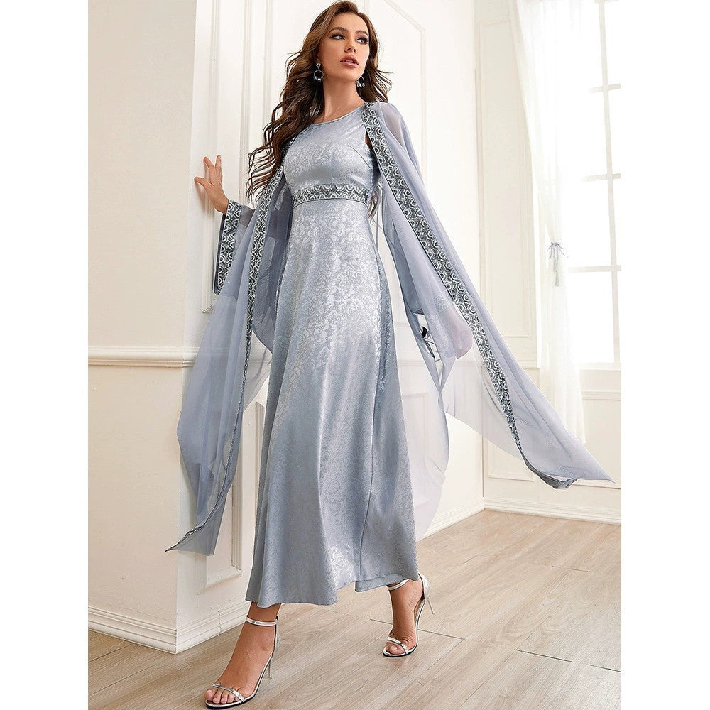 Autumn Dubai abaya set - Modest wear in Kuwait
