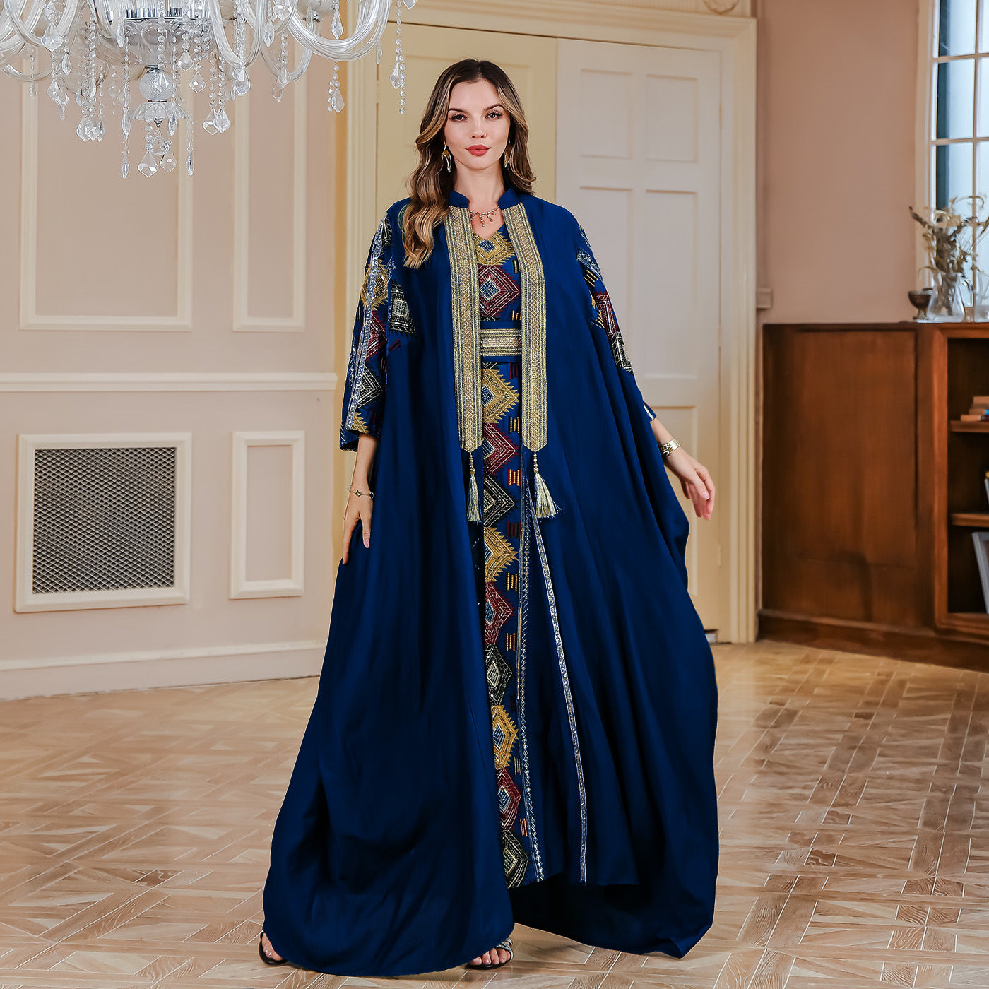  Luxury Embroided abaya set - Middle east fashion Kuwait