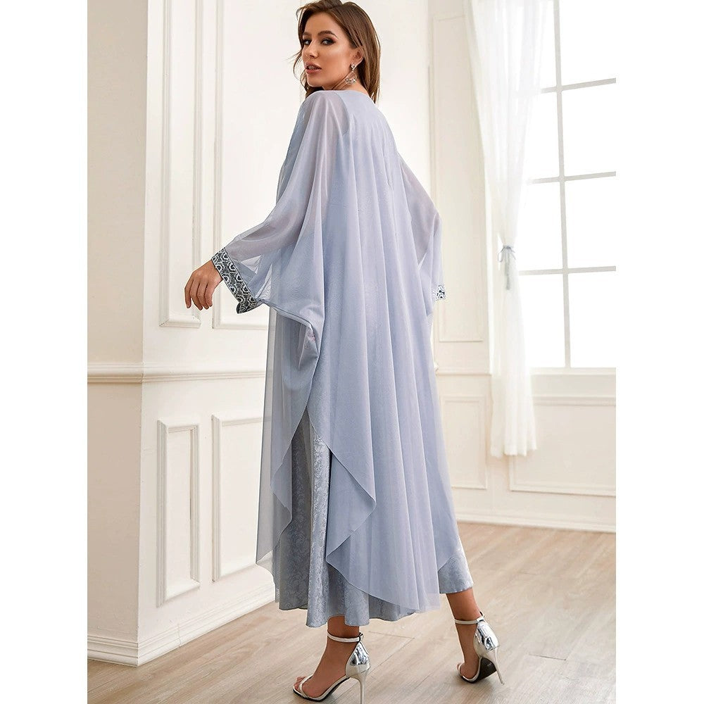 Autumn Dubai abaya set - Modest wear in Kuwait