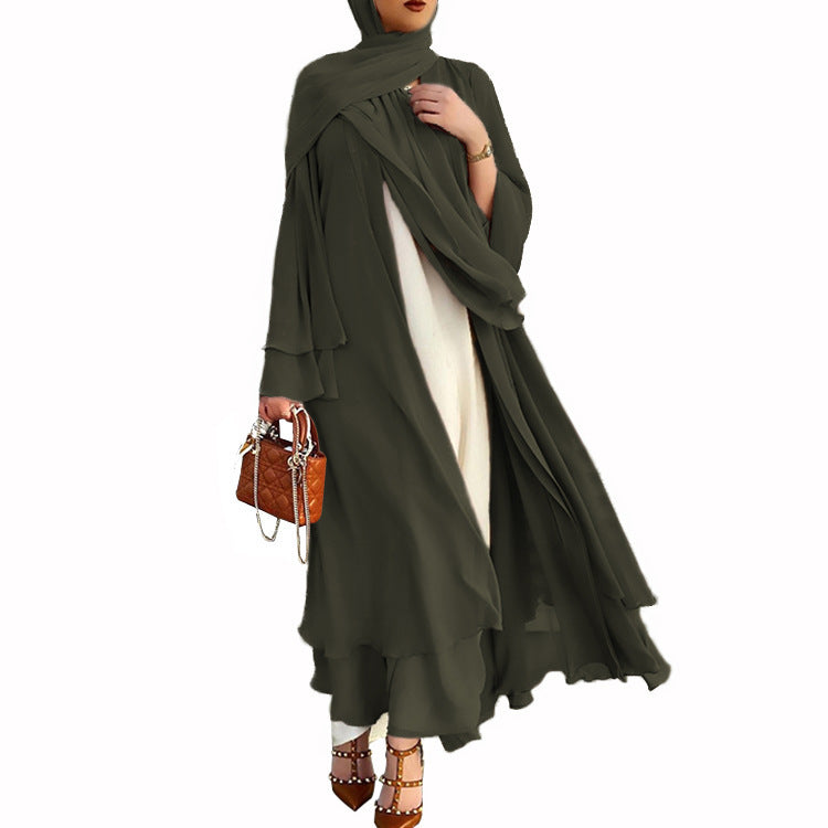 "Modern abaya in Kuwait – soft breathable fabric, perfect for daily wear and special occasions"
"عباية مودرن في الكويت – قماش ناعم وخفيف، مثالية للاستخدام اليومي والمناسبات الخاصة"