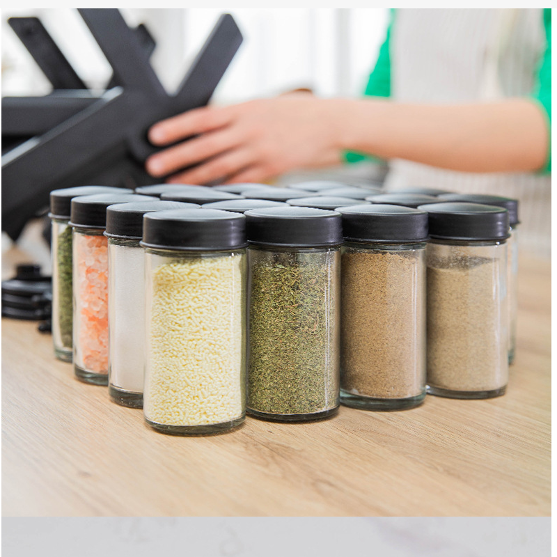 رف توابل دوار لتنظيم المطبخ - 360 rotating spice rack for kitchen organization